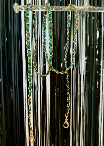 Green Luxe Chain STASH Strap